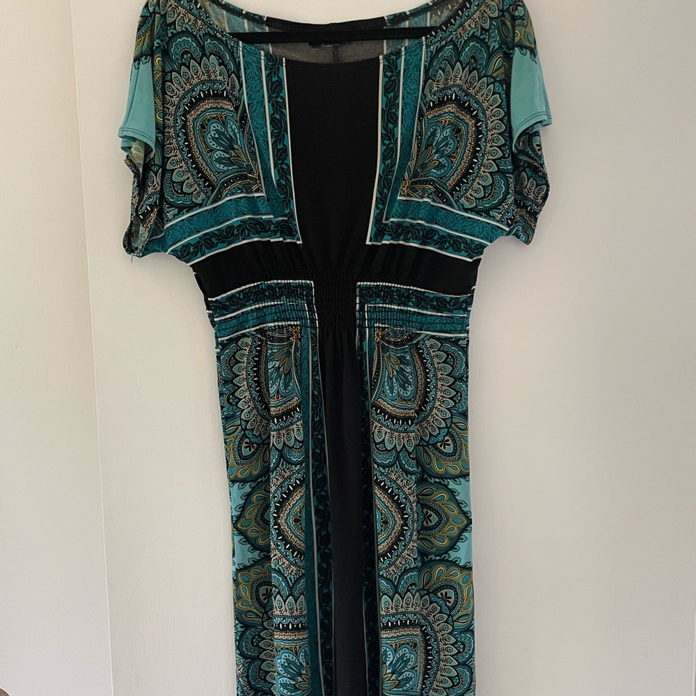 Bohemian Paisley Print Dress